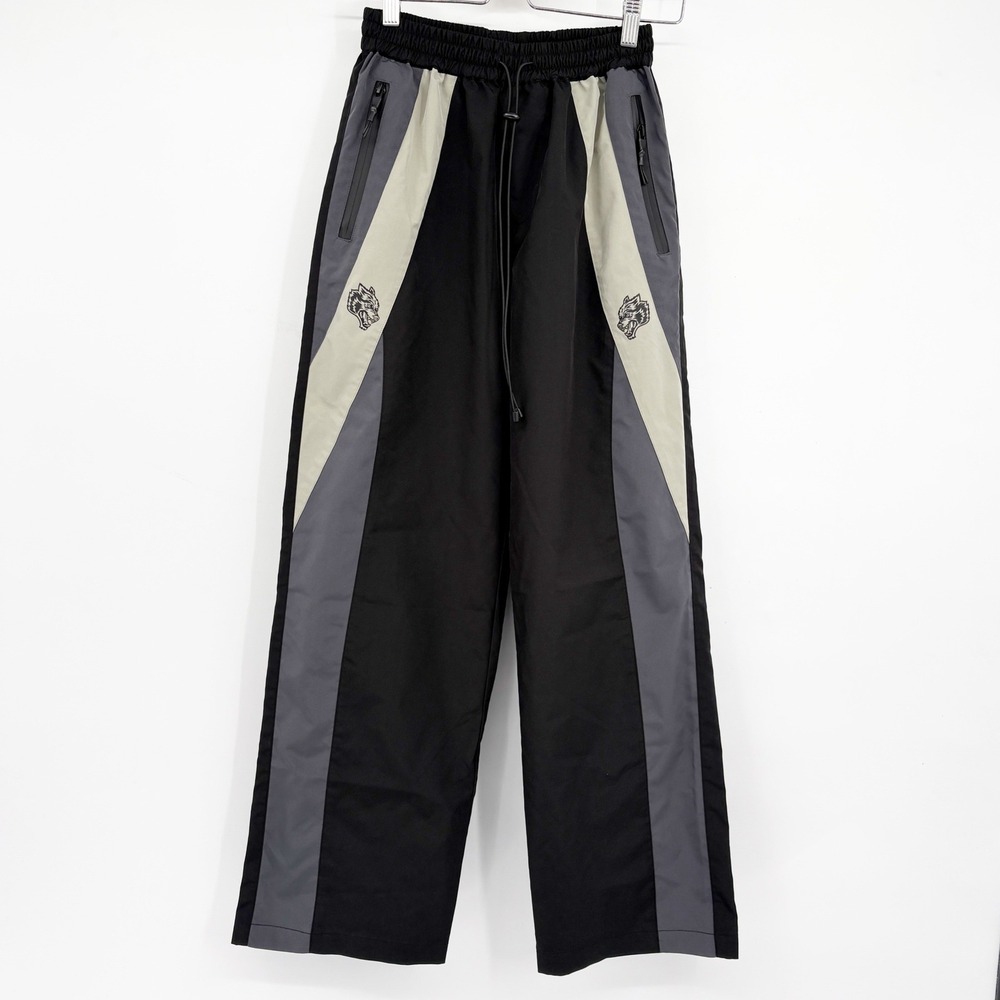 Darc Sport Womens Wolves Limited Edition Streetwear Wide Leg Track Pants Size XS